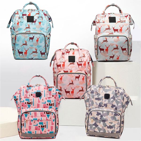 Multi-function Mummy Bag Maternity Nappy Backpack Large Capacity Diaper Bag Outdoor Travel Backpack Nursing
