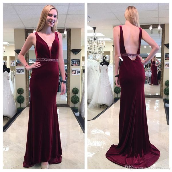 new charming simple burgundy velvet new sheath evening dresses long backless elegant formal dresses evening wear custom, Black;red
new charming simple burgundy velvet new sheath evening dresses long backless elegant formal dresses evening wear custom, Black;red