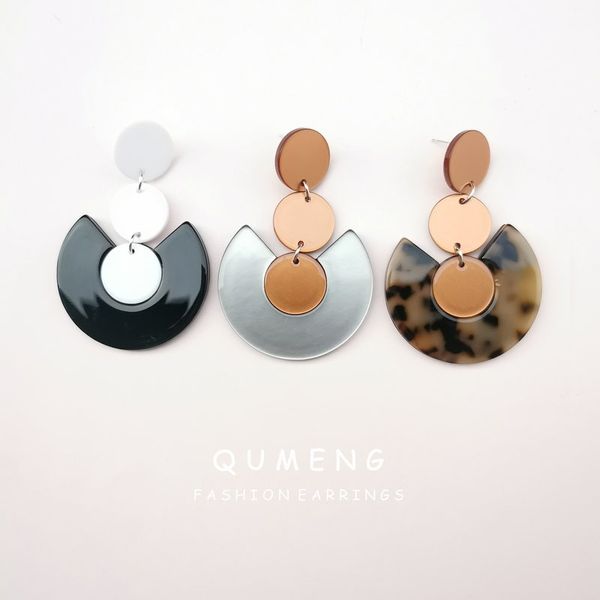 qumeng 2020 new hyperbole drop earrings for women leopard print design large round dangle acrylic earrings big fashion jewelry, Silver
qumeng 2020 new hyperbole drop earrings for women leopard print design large round dangle acrylic earrings big fashion jewelry, Silver