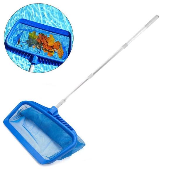 swimming pool skimmer net with adjustable detachable pole deep bag net water surface debris cleaning accessories 
swimming pool skimmer net with adjustable detachable pole deep bag net water surface debris cleaning accessories