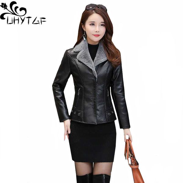uhytgf winter leather jacket women fashion plus velvet pu leather short coat korean wild thick warm jacket women 3xl 208, Black
uhytgf winter leather jacket women fashion plus velvet pu leather short coat korean wild thick warm jacket women 3xl 208, Black