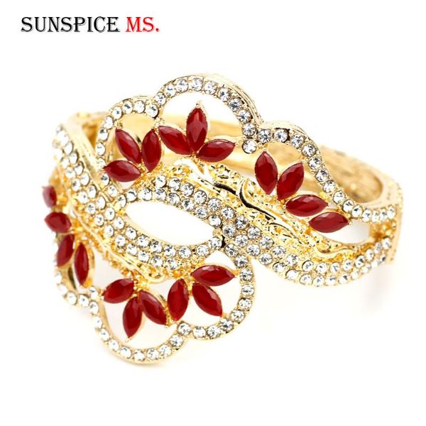 sunspicems gold color arabic bangle turkish design female wedding jewelry women party gift wholesale, Black
sunspicems gold color arabic bangle turkish design female wedding jewelry women party gift wholesale, Black