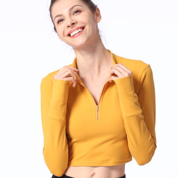 lumbar yoga long sleeve shirt high elastic half zipper sweatshirts backless women fitness hollow sports workout active wear, White;red
lumbar yoga long sleeve shirt high elastic half zipper sweatshirts backless women fitness hollow sports workout active wear, White;red