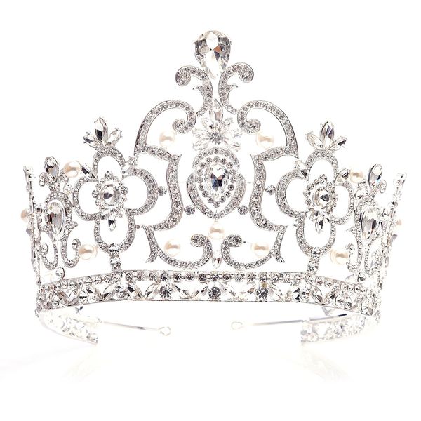 dinner jewellery h1106 new european alloy rhinestone bridal crown exaggerated luxury baroque palace crown, White;golden
dinner jewellery h1106 new european alloy rhinestone bridal crown exaggerated luxury baroque palace crown, White;golden