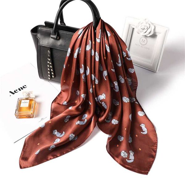 2020 fashion silk scarf women animal print office lady square neckerchief foulard hair neck scarfs, Blue;gray
2020 fashion silk scarf women animal print office lady square neckerchief foulard hair neck scarfs, Blue;gray