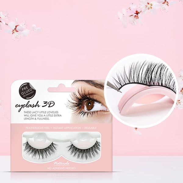 self-adhesive eyelashes synthetic hair quick makeup durable false lashes no glue 3d pre-glued lashes eyes makeup ing
self-adhesive eyelashes synthetic hair quick makeup durable false lashes no glue 3d pre-glued lashes eyes makeup ing