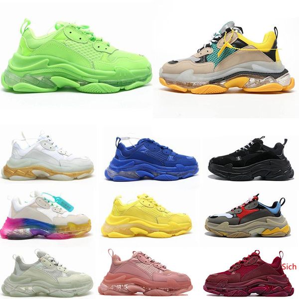 fashion crystal bottom paris 17fw triple s clear sole rainbow mens designer sneakers vintage dad shoes platform women luxury casual trainer
fashion crystal bottom paris 17fw triple s clear sole rainbow mens designer sneakers vintage dad shoes platform women luxury casual trainer