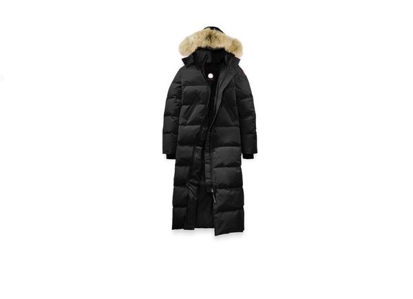 brand lady designer down jacket high end luxury parka canada fashion slim trench coat custom jacket quality fur collar, Black 
brand lady designer down jacket high end luxury parka canada fashion slim trench coat custom jacket quality fur collar, Black