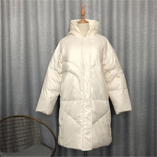 2019 new down jacket female bright face in the long section of white duck down women's coat tide, Black
2019 new down jacket female bright face in the long section of white duck down women's coat tide, Black
