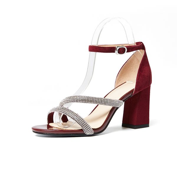 black colors sandals women thick high heels fashion suede leather open toe sandals elegant shoes women
black colors sandals women thick high heels fashion suede leather open toe sandals elegant shoes women