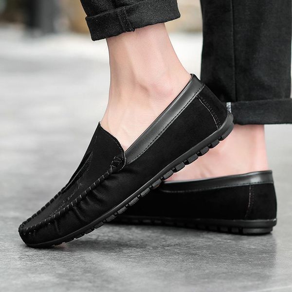 spring men casual shoes fashion peas driving male shoes lazy men sneakers slip on flat man walking footwear big size, Black
spring men casual shoes fashion peas driving male shoes lazy men sneakers slip on flat man walking footwear big size, Black