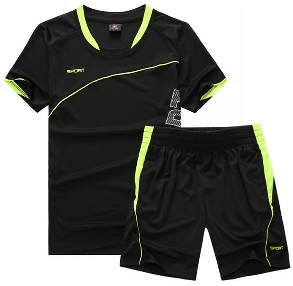 men running suit short sleeve+shorts basketball training tracksuit quick dry kit loose t-shirt sports gym fitness kits clothing, Black;blue
men running suit short sleeve+shorts basketball training tracksuit quick dry kit loose t-shirt sports gym fitness kits clothing, Black;blue