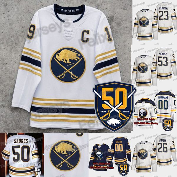 50th 2019-20 Buffalo Jeff Skinner Jack Eichel Casey Mittelstadt Marcus Johansson Rasmus Ristolainen Montour Rasmus Dahlin Sheary Sabres
50th 2019-20 Buffalo Jeff Skinner Jack Eichel Casey Mittelstadt Marcus Johansson Rasmus Ristolainen Montour Rasmus Dahlin Sheary Sabres