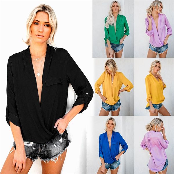 casual v neck blouses pure color long sleeve loose shirts womens fashion pullover apparel of ladies spring and autumn clothing19 99ys e1, White
casual v neck blouses pure color long sleeve loose shirts womens fashion pullover apparel of ladies spring and autumn clothing19 99ys e1, White