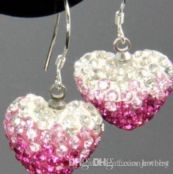 лучший новый свадебный mircro проложить диско микс цвета бусины глины сердце постепенное изменение падение мотаться кристалл кристалл серьги, Silver
лучший новый свадебный mircro проложить диско микс цвета бусины глины сердце постепенное изменение падение мотаться кристалл кристалл серьги, Silver