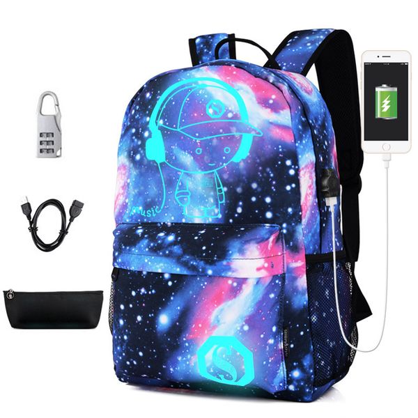 new luminous school bags for boy starry sky student backpack daypack shoulder 15-16 inch with usb charging port lock backpacks y190601
new luminous school bags for boy starry sky student backpack daypack shoulder 15-16 inch with usb charging port lock backpacks y190601