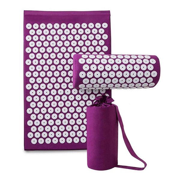 massager (appro.67*42cm)cushion shakti mat acupressure relieve back body pain spike mat acupuncture massage with pillow
massager (appro.67*42cm)cushion shakti mat acupressure relieve back body pain spike mat acupuncture massage with pillow