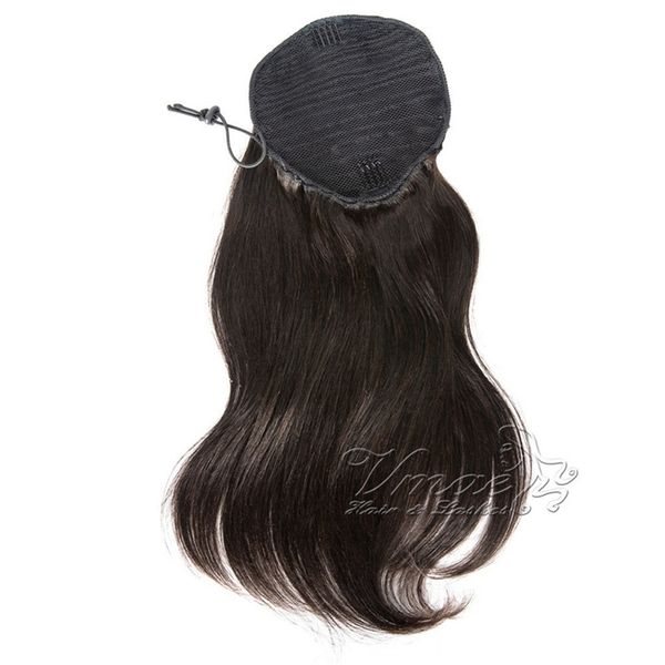 100g straight virgin human pony tail hair extensions natural non remy horsetail tight hole clip in drawstring ponytail blonde brown color do, Black
100g straight virgin human pony tail hair extensions natural non remy horsetail tight hole clip in drawstring ponytail blonde brown color do, Black