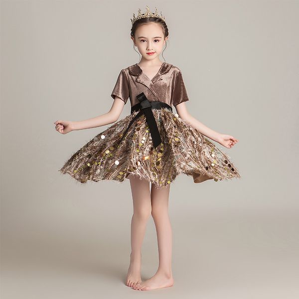 tick tok 2020 new summer children's model walk show dress little girl's birthday gas princess dress host piano performance, Red;yellow
tick tok 2020 new summer children's model walk show dress little girl's birthday gas princess dress host piano performance, Red;yellow