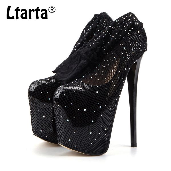 ltarta 2020 women's high-heeled shoes ultra-fine 19cm banquet rhinestone women's sandals high heels sandals women mjl, Black
ltarta 2020 women's high-heeled shoes ultra-fine 19cm banquet rhinestone women's sandals high heels sandals women mjl, Black