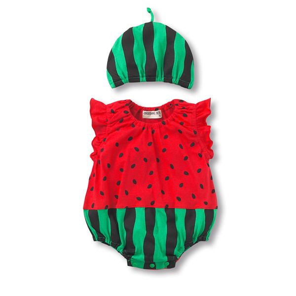 watermelon baby bodysuit+hat baby boy girl summer strawberry fruit animal cotton jumpsuit infant toddler ladybug sharp costumes, White
watermelon baby bodysuit+hat baby boy girl summer strawberry fruit animal cotton jumpsuit infant toddler ladybug sharp costumes, White