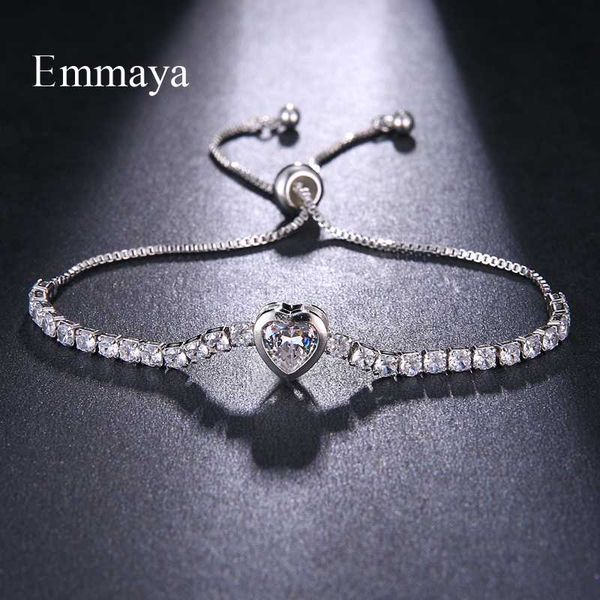 emmaya adjustable women bracelets heart shape rhinesto cubic zircon crystal female bracelets jewelry for women charm bracelet, Black
emmaya adjustable women bracelets heart shape rhinesto cubic zircon crystal female bracelets jewelry for women charm bracelet, Black