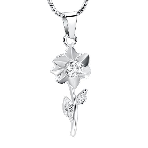 ijd12132 stainless steel cremation silver sunflower pattern inlay crystal for ash urn necklace memorial for human jewelry
ijd12132 stainless steel cremation silver sunflower pattern inlay crystal for ash urn necklace memorial for human jewelry