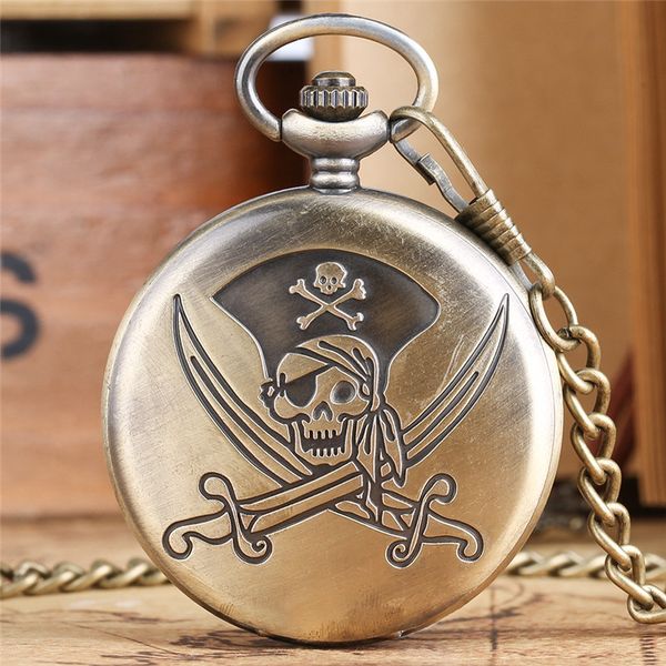 bronze classic pirates of skull design pocket watches steampunk quartz watch necklace chain gifts mens women kids, Slivery;golden
bronze classic pirates of skull design pocket watches steampunk quartz watch necklace chain gifts mens women kids, Slivery;golden