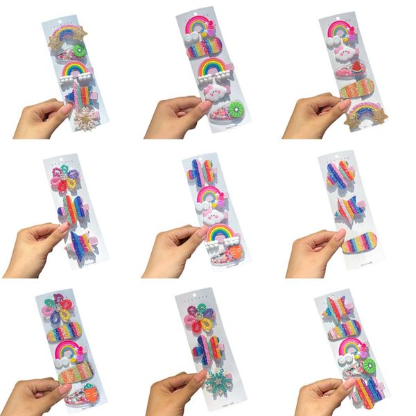 girls cute rainbow star cloud lollipop flower hairpins children sweet hair clips barrette hair ornament fashion accessories, Slivery;white
girls cute rainbow star cloud lollipop flower hairpins children sweet hair clips barrette hair ornament fashion accessories, Slivery;white