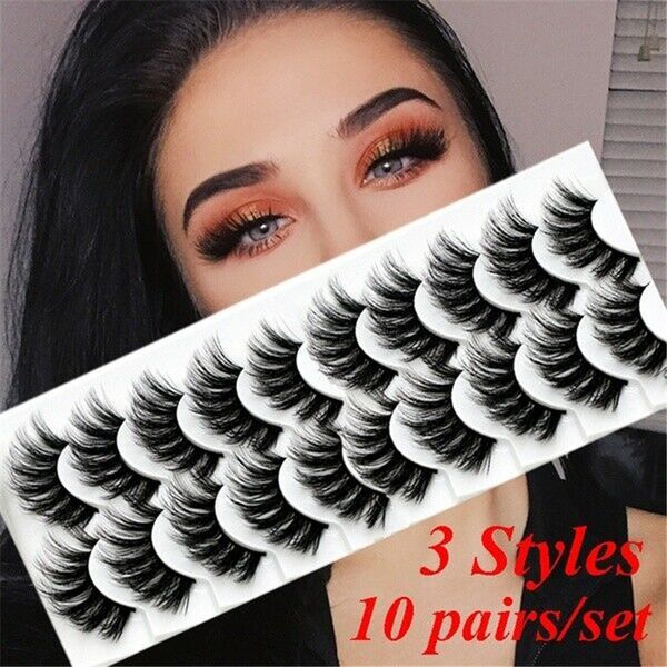 5 pairs different style natural false eyelashes long thick mink 3d eye lashes
5 pairs different style natural false eyelashes long thick mink 3d eye lashes