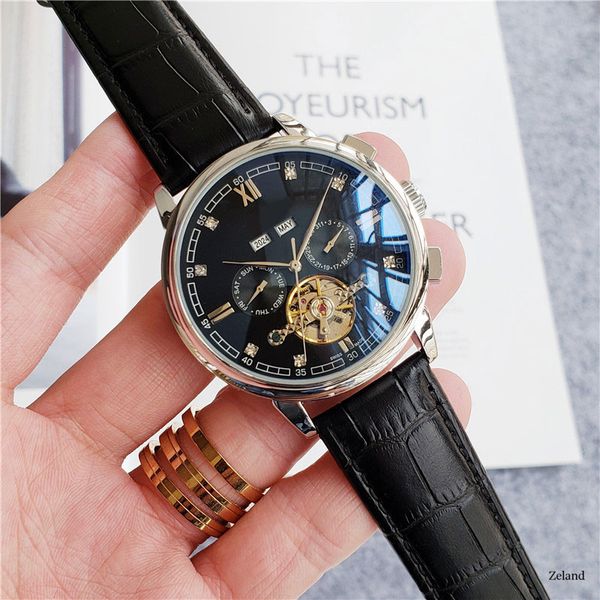 2019 brand mens watches luxury watch mechanical automatic leather designer strap daydate phase dial for men wristwatches gift omlt, Slivery;brown
2019 brand mens watches luxury watch mechanical automatic leather designer strap daydate phase dial for men wristwatches gift omlt, Slivery;brown
