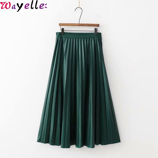 зеленый плиссированные длинные юбки женщин 2019 осень зима side zipper vintage midi юбки основные chic управление леди юбки женщины streetwe, Black
зеленый плиссированные длинные юбки женщин 2019 осень зима side zipper vintage midi юбки основные chic управление леди юбки женщины streetwe, Black
