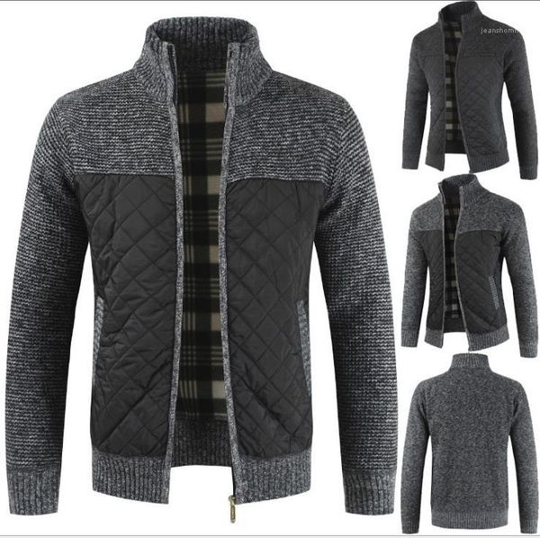 outwear knitted sweaters fashion casual male clothing sweater men autumn winter long sleeve panelled thick cardigan, White;black
outwear knitted sweaters fashion casual male clothing sweater men autumn winter long sleeve panelled thick cardigan, White;black