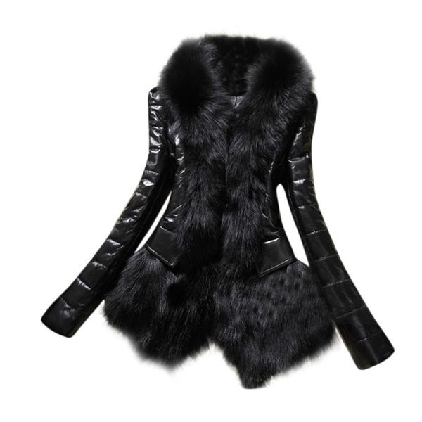 womail 2018 new designer women warm fur collar coat leather thick jacket overcoat parka autumn l30730, Black
womail 2018 new designer women warm fur collar coat leather thick jacket overcoat parka autumn l30730, Black