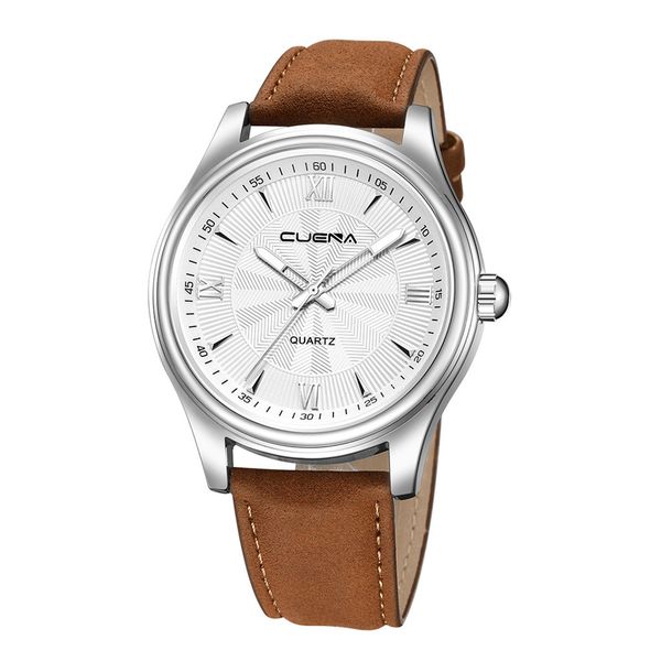 cuena men watches luxury quartz stainless steel dial casual watch for man watches mens 2019 male clock, Slivery;brown
cuena men watches luxury quartz stainless steel dial casual watch for man watches mens 2019 male clock, Slivery;brown