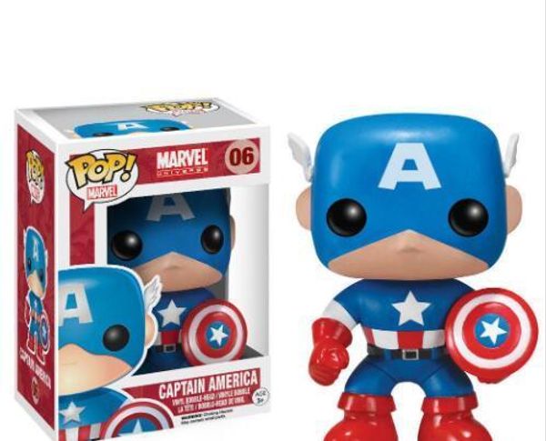 lxh new funko pop captain america marvel comics bobble exclusive vinyl action figure with box #06 gift doll toy
lxh new funko pop captain america marvel comics bobble exclusive vinyl action figure with box #06 gift doll toy