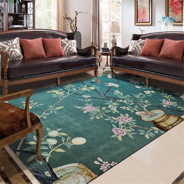 chinese country style carpet for living room blue green flower birds pattern entrance carpet bed rug mat hallway decoration
chinese country style carpet for living room blue green flower birds pattern entrance carpet bed rug mat hallway decoration