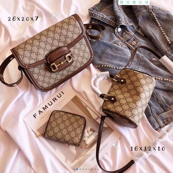 2020 new high-quality classic ladies handbag women's large-capacity three-piece wallet ladies shoulder bag messenger bag
2020 new high-quality classic ladies handbag women's large-capacity three-piece wallet ladies shoulder bag messenger bag