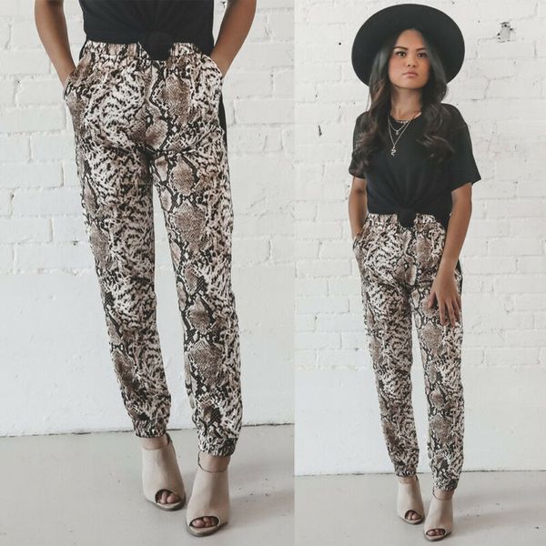 2020 fashion trend women high waist jogger skinny trousers pockets sweatpants snake skin print elastic summer new casual bottoms, Black;white
2020 fashion trend women high waist jogger skinny trousers pockets sweatpants snake skin print elastic summer new casual bottoms, Black;white