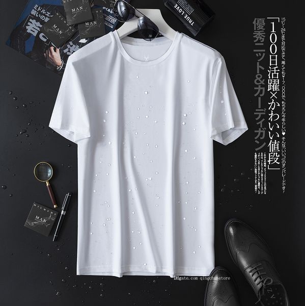 milmumu foreign trade t-shirt male 2019 new waterproof anti-fouling round neck short sleeve breathable quick-drying sports ice shirt, White
milmumu foreign trade t-shirt male 2019 new waterproof anti-fouling round neck short sleeve breathable quick-drying sports ice shirt, White