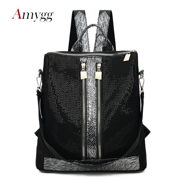 large sequins backpack double zipper nylon backpack women casual backpacks school bags for teenage girls female rucksack travel
large sequins backpack double zipper nylon backpack women casual backpacks school bags for teenage girls female rucksack travel