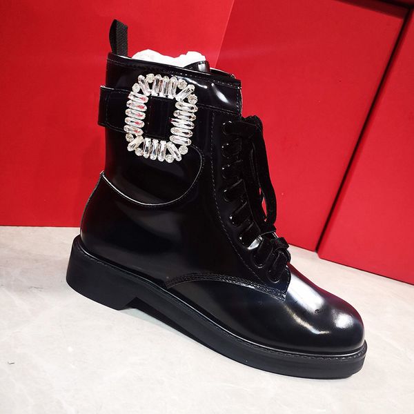 winter new product diamond buckle buckle leather side zipper motorcycle boots outdoor boots with the same paragraph martin boots, Black
winter new product diamond buckle buckle leather side zipper motorcycle boots outdoor boots with the same paragraph martin boots, Black