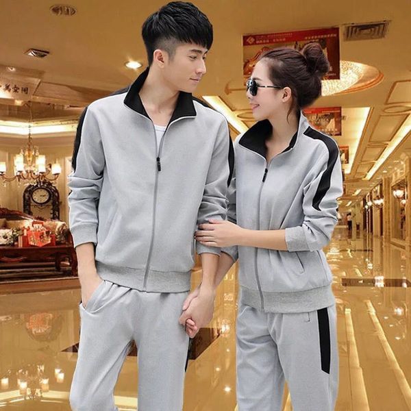 spring autumn men female sportswear tracksuit zip up jacket sweatshirt+pant lovers running jogger fitness casual set sport suit, Black;blue
spring autumn men female sportswear tracksuit zip up jacket sweatshirt+pant lovers running jogger fitness casual set sport suit, Black;blue