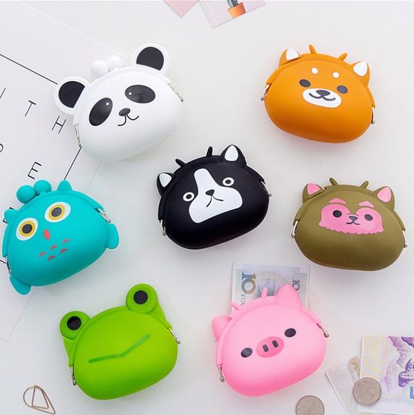 mix styles cute animals silicone coin purse round tin iron box purse mini wallet key bag coin money storage bag q candy wallet, White
mix styles cute animals silicone coin purse round tin iron box purse mini wallet key bag coin money storage bag q candy wallet, White