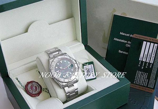 luxury new factory 2813 automatic movement 40mm mens stainless steel platinum ym blue dial dial model #116622 with original box diving watch, Slivery;brown 
luxury new factory 2813 automatic movement 40mm mens stainless steel platinum ym blue dial dial model #116622 with original box diving watch, Slivery;brown