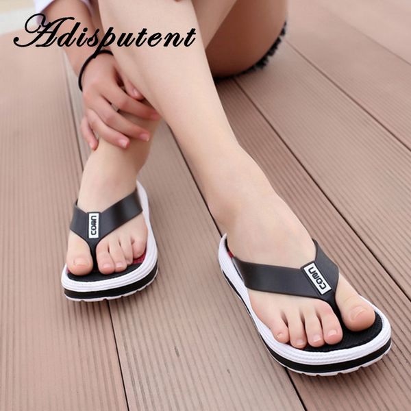 adisputent 2019 summer slipper women casual massage durable flip flops beach sandals female casual wedge shoes striped slippers, Black
adisputent 2019 summer slipper women casual massage durable flip flops beach sandals female casual wedge shoes striped slippers, Black