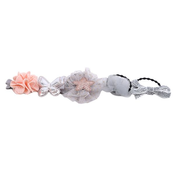 girls cartoon lovely baby hair clips suit ribbon bow hairpin set child headwear hair accessories, Slivery;white
girls cartoon lovely baby hair clips suit ribbon bow hairpin set child headwear hair accessories, Slivery;white