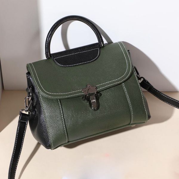 2020 women messenger bags new spring dark green color handbags genuine leather ladies shoulder messenger prom purse
2020 women messenger bags new spring dark green color handbags genuine leather ladies shoulder messenger prom purse