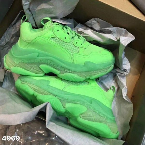 designer triple s men's green triple s women's leather casual shoes low-lace casual flats transparent sole design 14, Black
designer triple s men's green triple s women's leather casual shoes low-lace casual flats transparent sole design 14, Black