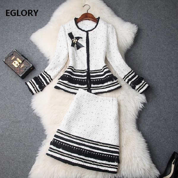 designer clothing sets women beading wool jackets suits+warm wool pencil skirt set elegant business suit female set, White
designer clothing sets women beading wool jackets suits+warm wool pencil skirt set elegant business suit female set, White